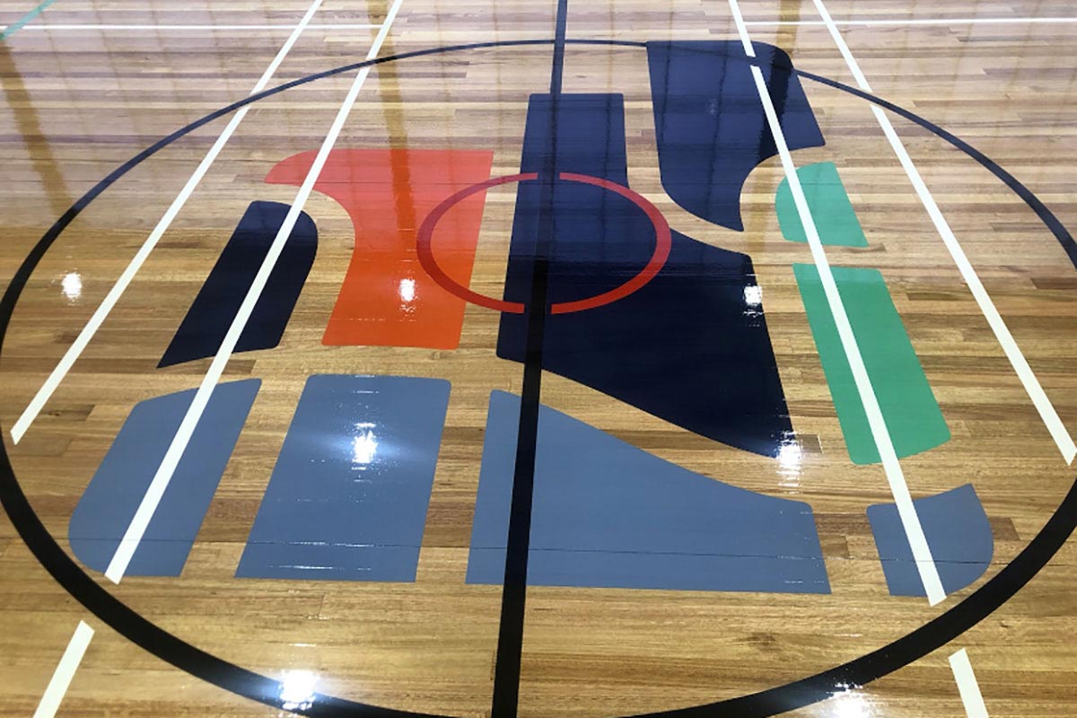 Netball Court Linemarking and Graphics